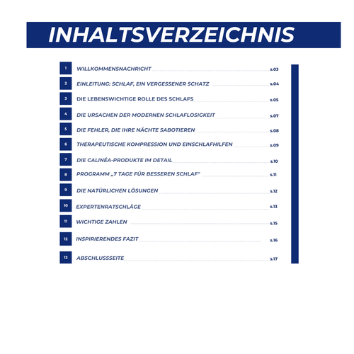 Calinéa eBook | In 7 Tagen zu besserem Schlaf