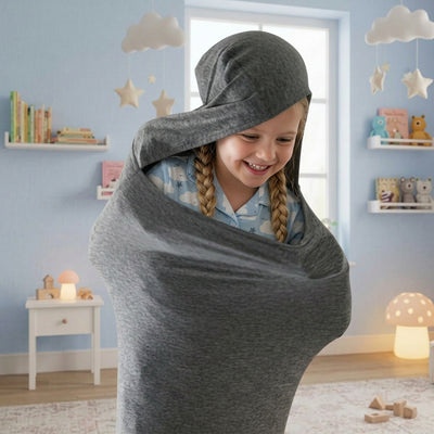 comment faire dormir un enfant autiste – couverture sensorielle Calinéa thérapie pression profonde